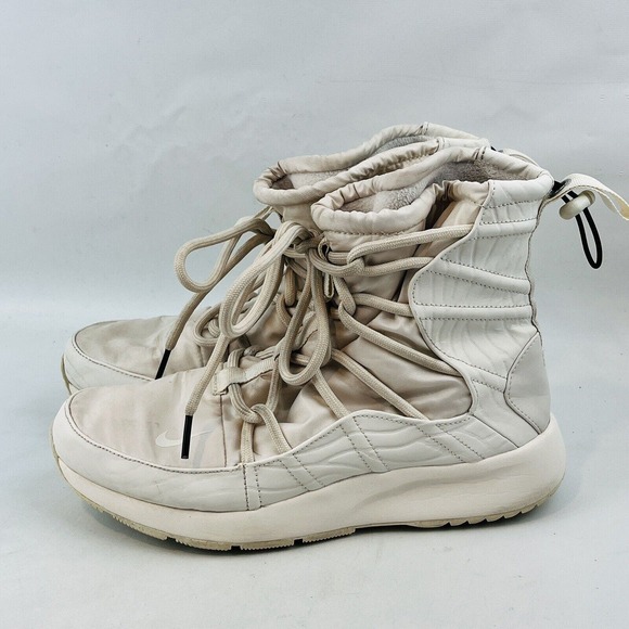 Womens 9 Nike Tanjun High Rise Phantom Fashion Sneakers White‎ A00355-003 - Picture 4 of 12